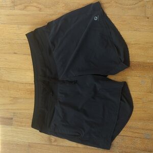 Oiselle roga long shorts - black size 6